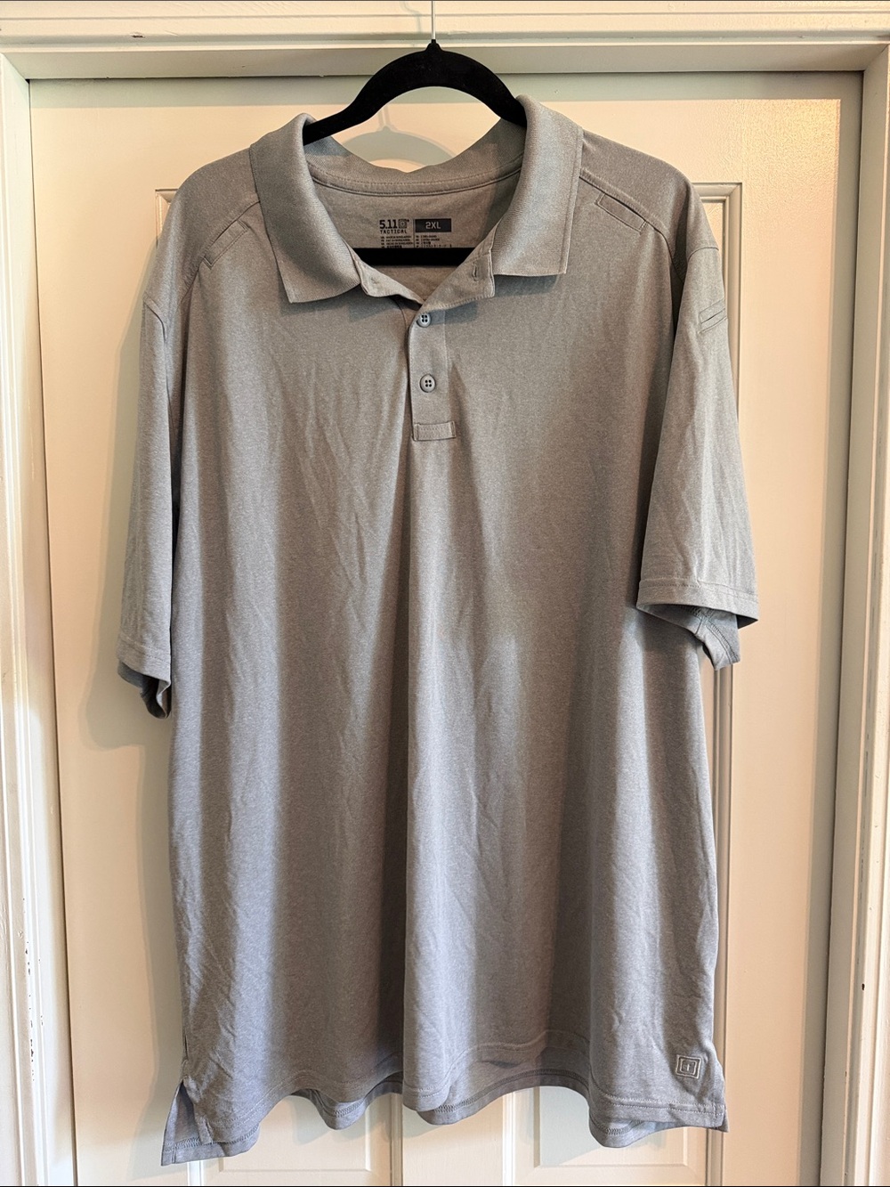 5.11 Tactical Men's Light Gray Polo
